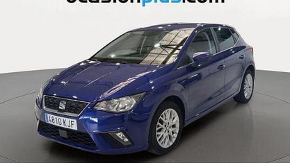 Usado Seat Ibiza Style 95 CV (69 kW) 2018 Azul Utilitario