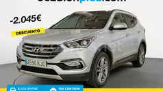 Gris / plata Usado 2018 Hyundai Santa Fe Style SUV | 22.500 € (Super precio)
