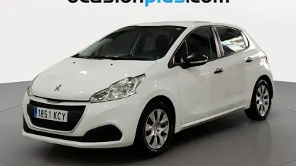 Usado Peugeot 208 Access 75 CV (55 kW) 2017 Blanco Utilitario