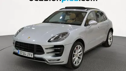 Usado Porsche Macan Turbo 400 CV (294 kW) 2017 Gris plata SUV