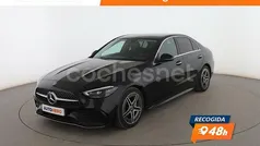 Negro Usado 2022 Mercedes C220 AMG line Berlina | 37.699 € (Buen precio)