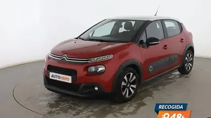 Brugt Citroën C3 Feel 100 HK (73 kW) 2018 Rød Hatchback