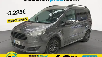 Usado Ford Tourneo Courier Sport 102 CV (75 kW) 2017 Gris Monovolumen