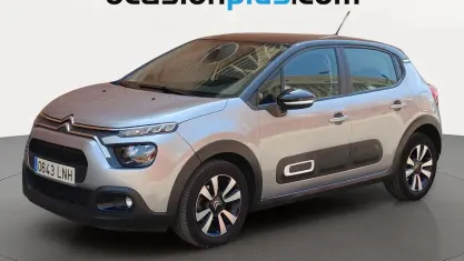 Usado Citroën C3 Feel 83 CV (61 kW) 2021 Gris plata Utilitario