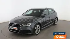 Gris Usado 2019 Audi A3 Sportback S-Line Berlina | 21.199 € (Precio justo)