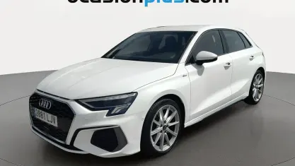 Usado Audi A3 Sportback S-Line 116 CV (85 kW) 2020 Blanco Utilitario