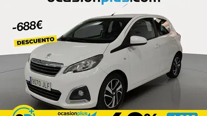 Usado Peugeot 108 Allure 82 CV (60 kW) 2016 Blanco Utilitario