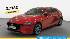 Rojo Usado 2019 Mazda 3 Berlina | 17.990 € (Precio justo)