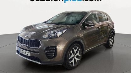Begagnad Kia Sportage GT-Line 185 HK (136 kW) 2017 Brun SUV