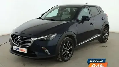 Käytetty Mazda CX-3 Luxury 105 HP (77 kW) 2016 Sininen Katumaasturi