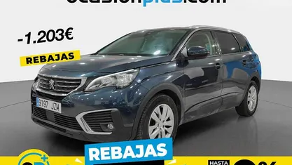 Azul Usado 2017 Peugeot 5008 Active Monovolumen | 15.047 € (Precio justo)