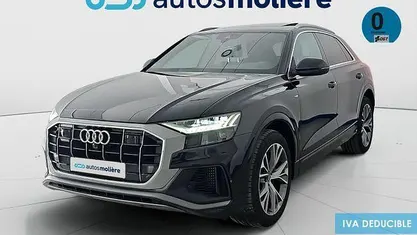 Usado Audi Q8 S-Line 381 CV (280 kW) 2021 Negro SUV