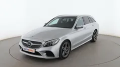 Gris Usado 2020 Mercedes C220 Familiar | 30.499 € (Buen precio)