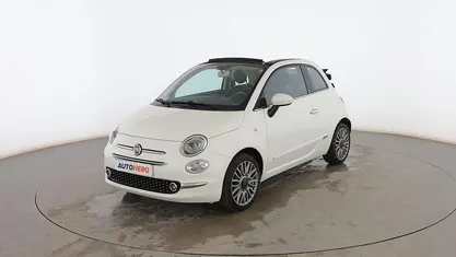 Blanco Usado 2017 Fiat 500C Lounge Descapotable | 9999 € (Precio justo)