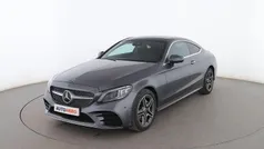 Gris Usado 2019 Mercedes C220 AMG line Coupe | 30.399 € (Precio justo)