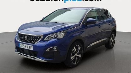 Usado Peugeot 3008 Allure 131 CV (96 kW) 2019 Azul SUV