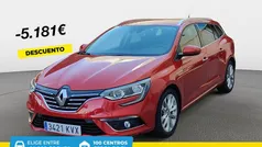 Rojo Usado 2019 Renault Mégane GrandTour Zen Familiar | 16.850 € (Precio justo)