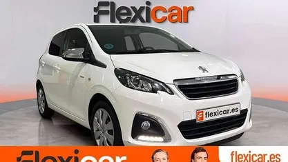 Usado Peugeot 108 Active 72 CV (52 kW) 2021 Blanco Utilitario