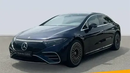 Usado Mercedes EQS450+ Edition 264 kW (360 CV) 2024 Azul náutico Berlina