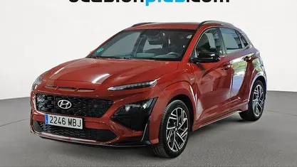 Usado Hyundai Kona N Line 120 CV (88 kW) 2022 Rojo SUV