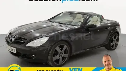 Usado Mercedes SLK200 163 CV (119 kW) 2006 Negro Descapotable
