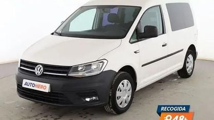 Usado VW Caddy 102 CV (75 kW) 2018 Blanco Monovolumen