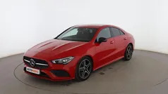 Rojo Usado 2019 Mercedes CLA200 AMG line Berlina | 27.899 € (Precio justo)