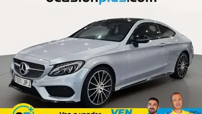 Usado Mercedes C220 AMG 170 CV (125 kW) 2016 Gris Coupe