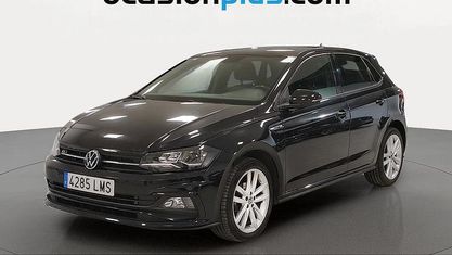 Usado VW Polo R-line 95 CV (69 kW) 2021 Negro Utilitario