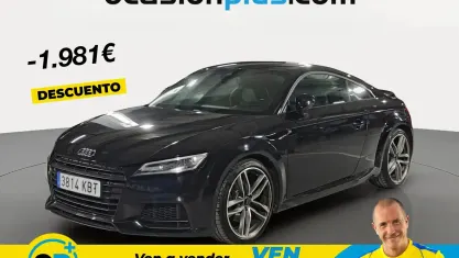 Usado Audi TT 230 CV (169 kW) 2017 Negro Coupe
