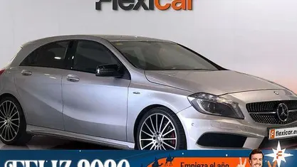 Gris / plata Usado 2015 Mercedes A250 AMG line Berlina | 17.990 € (Precio justo)