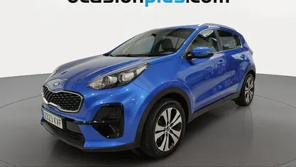 Käytetty Kia Sportage 116 HP (85 kW) 2019 Sininen Katumaasturi