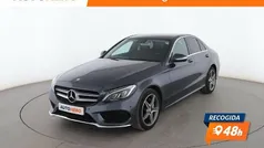 Gris Usado 2014 Mercedes C200 AMG line Berlina | 19.999 € (Precio justo)