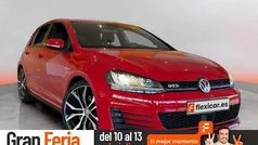 Rojo Usado 2016 VW Golf VII GTD Berlina | 19.990 € (Precio justo)