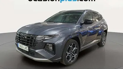 Usado Hyundai Tucson N Line 150 CV (110 kW) 2021 Gris SUV