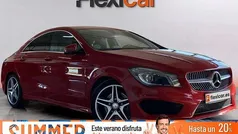 Rojo Usado 2016 Mercedes CLA220 AMG line Berlina | 22.990 € (Precio justo)