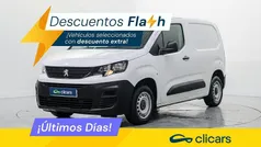 Blanco Usado 2021 Peugeot Partner S Monovolumen | 10.490 € (Precio justo)