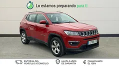 Rojo Usado 2019 Jeep Compass Longitude SUV | 15.900 € (Precio justo)