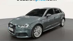 Gris Usado 2018 Audi A3 Sportback S-Line Utilitario | 18.091 € (Precio justo)
