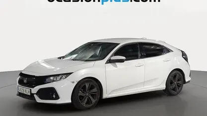 Usado Honda Civic Elegance 129 CV (94 kW) 2018 Blanco Berlina