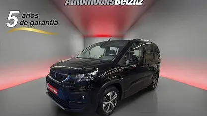 Usado Peugeot Rifter Active 110 CV (80 kW) 2019 Negro Monovolumen