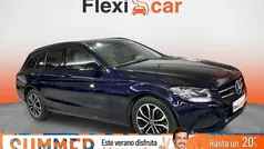 Azul Usado 2017 Mercedes C200 AMG line Berlina | 20.790 € (Precio justo)