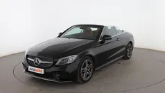 Negro Usado 2021 Mercedes C220 AMG line Descapotable | 38.399 € (Super precio)
