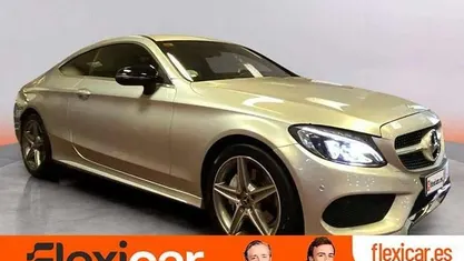 Usado Mercedes C220 170 CV (125 kW) 2017 Gris Coupe