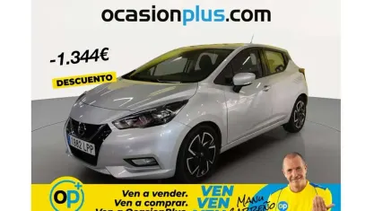 Brugt Nissan Micra Acenta 92 HK (67 kW) 2021 Sølv Hatchback