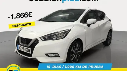 Blanco Usado 2017 Nissan Micra Acenta Utilitario | 9584 € (Buen precio)