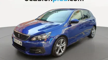 Usado Peugeot 308 Allure 131 CV (96 kW) 2018 Azul Utilitario