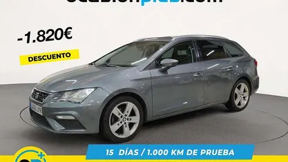 Usado Seat Leon FR 150 CV (110 kW) 2017 Gris Familiar