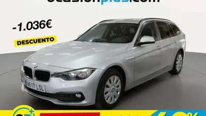 Usado BMW 318 150 CV (110 kW) 2017 Gris Familiar
