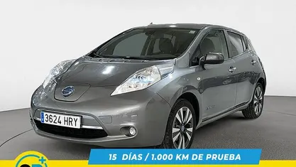Usado Nissan Leaf Tekna 80 kW (109 CV) 2013 Gris Utilitario